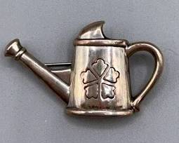 James Avery Sterling Silver Watering Can Brooch