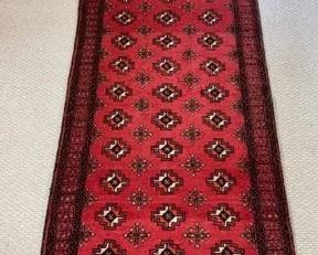 Hand knotted Persian runner rug