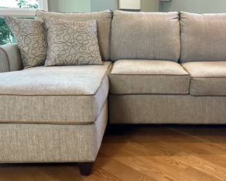 Chaise Sofa with Pillows