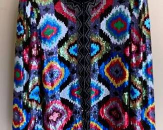 Lawerence Kazar 100 Silk Beaded Jacket