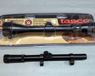 Tasco Pronghorn 3-9x40 Scope, In Pkg, And Daisy 4x15 Scope
