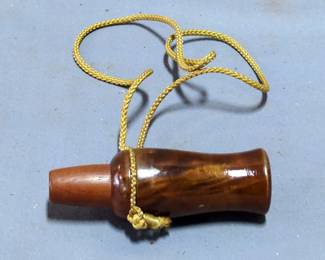 Sword Brand Mobiloil Prize Winner 2-Blade Pocket Knife, And Unbranded Duck Call