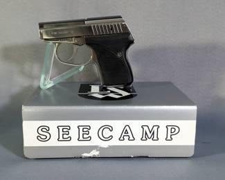 L.W. Seecamp LWS32 .32 ACP Pistol SN# JW4119, Paperwork, New, In Box