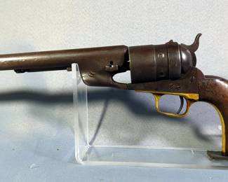 1860 Colt Army .44 Cal 6-shot Black Powder Revolver SN# 42507 533, In Leather Holster
