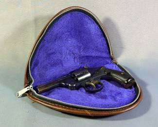 Smith & Wesson Safety Hammerless .38 S&W 5-Shot Revolver SN# 195267, In Soft Case
