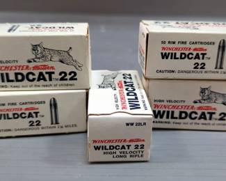 Winchester Wester Wildcat 22 .22 LR Ammo, Approx 711 Rds