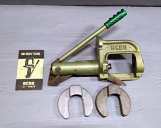 RCBS Jr Reloading Press, With Instructions