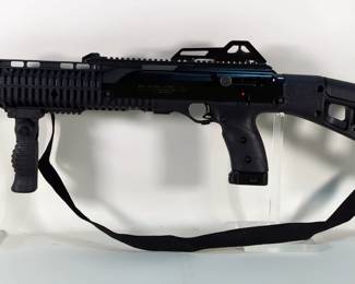 Hi-Point 4595 .45 ACP Rifle SN# R37189, Folding Front Grip, Nylon Sling, In Box