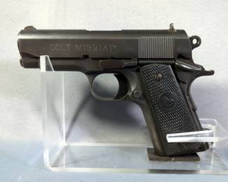 Colt M1991 A1 Compact Model Colt .45 Auto Pistol SN# CP08217, 2 Total Mags, In Soft Case