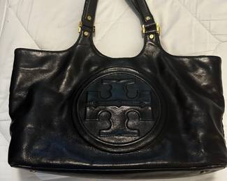 Tory Burch black leather handbag