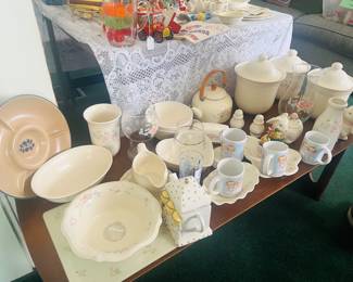 All items this table $5 
Coffee table $20 