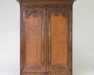 FRENCH DOUBLE DOOR MARRIAGE ARMOIRE