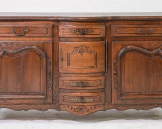 LOUIS XV OAK SIDEBOARD ENFILADE