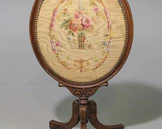 CONTINENTAL WALNUT FIRE SCREEN