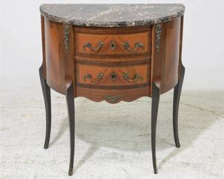 FRENCH REGENCY MARBLE TOP CHEST