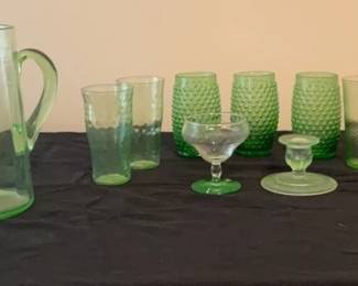 Vaseline Green Glass