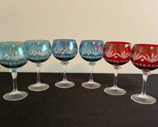 Cut Crystal Chalices 