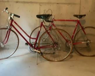 Two Vintage Schwinn Bicycles