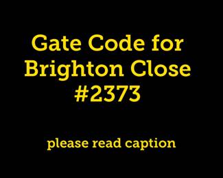 This is a beautiful and quiet community where they don’t particularly allow estate sales. So, PLEASE be super mindful where you park. Please don’t block any driveways or mailboxes. You may have to walk a block or so. We really appreciate your help in making the sale run smoothly. 

There are two gates and your GPS may take you to a gate that does not have a keypad. THE GATE WITH THE KEYPAD IS ON  BRIGHTON ROAD. If you are on Rolland Road headed East, Brighton Road will be ahead of you. (Leave your GPS on) Take a right on Leonard Ave. At the stop sign, turn right on Brighton Road.

If parking is full behind the house by the garage, follow Brighton Close around to the front of the house.