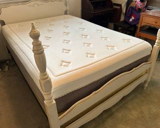 Plush, Certi Pur memory foam , full size mattress.