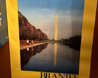 Vintage Braniff Poster