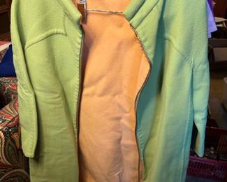 Vintage Braniff Emilio Pucci Reversible Wool Coat