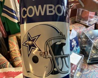 Vintage Dallas Cowboys Trash can
