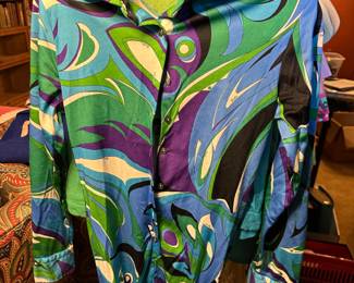 Vintage Braniff Emilio Pucci Body Suit
