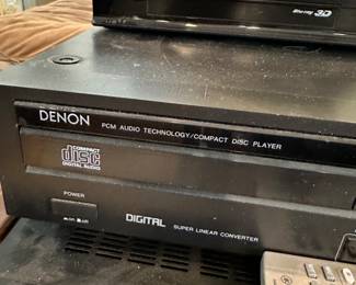Denon Compact Disc Player - Yamaha Receiver