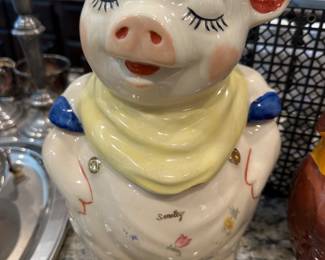 Vintage Piggy Cookie Jar