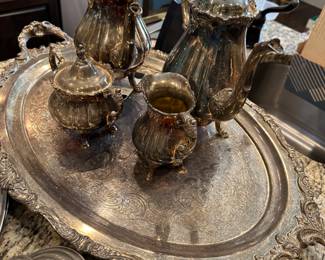Silverplate Tea Set