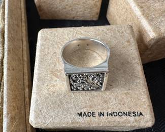 Sterling silver jewelry