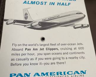 Pan American time selector, one just sold on eBay for $44 on May 23…you know it won’t be that price at our sale!