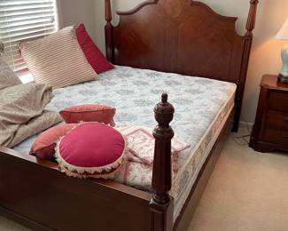 Great view of this comfortable queen size bed