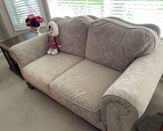 Loveseat with matching sofa