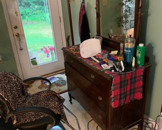 Part of the home salon