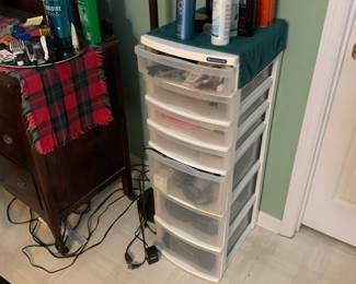 Part of the home salon