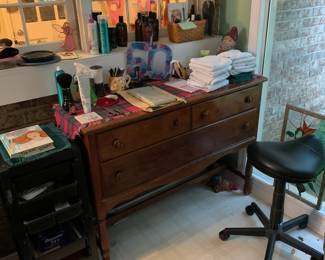 Part of the home salon