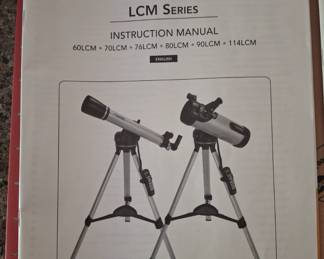 Small telescope instruction booklet