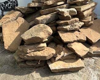 Oops……. landscapers moved the wrong pile of rocks 😒  so they are now for sale. 
