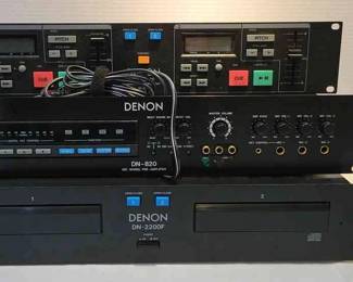 Denon DN 820 And DN  2200F Electronics