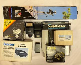 Camcorder Accessories Tripod, Battery Belt  More
