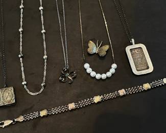 .999 Fine Silver Pendant, Sterling Silver Necklaces, Pendant 