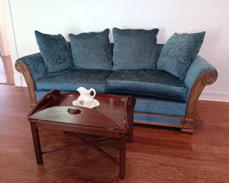 Sofa, like new.  Butlers coffee table