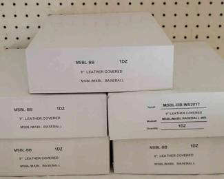 MSBLBB 5DZ 9 Leather Covered MSBL MABL BASEBALLS