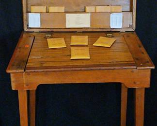 Vintage Desk And APBA Baseball Game