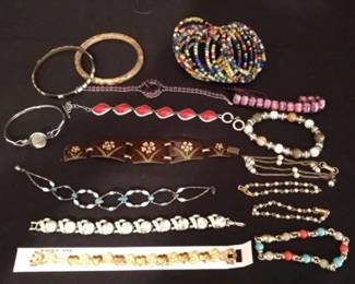 Sixteen Vintage Bracelets