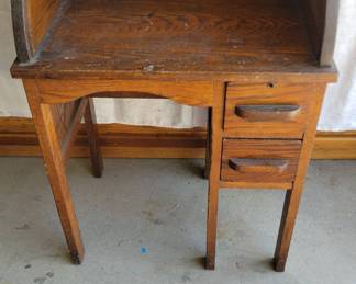 Vintage Child Size Secretary Desk