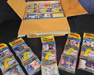Case Of Donruss Baseball Puzzle And Trading Cards Lot Two 