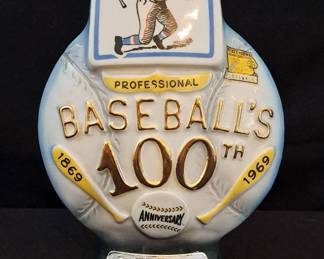 Baseball 100th Anniversary Decanter 